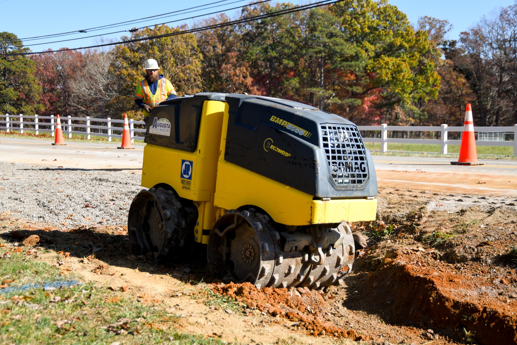 a machine that digs ditches