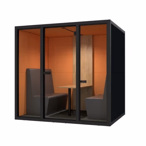 Compact acoustic room for collaboration
