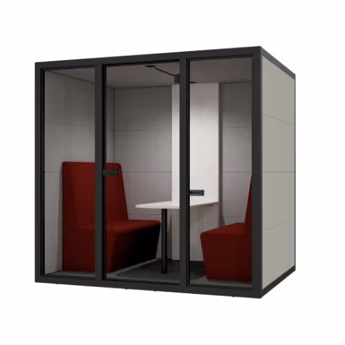 Modern sound-insulated meeting room