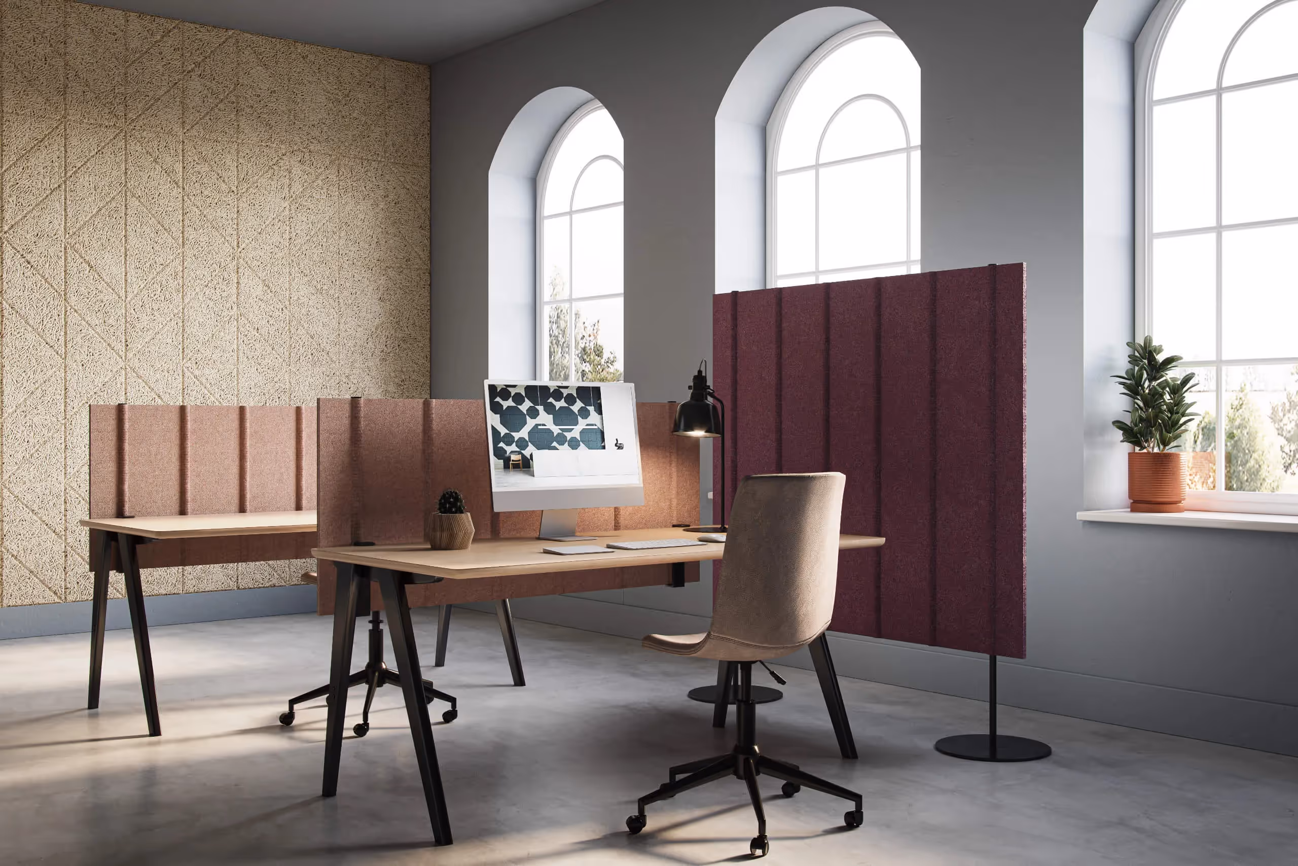 PET felt partition
