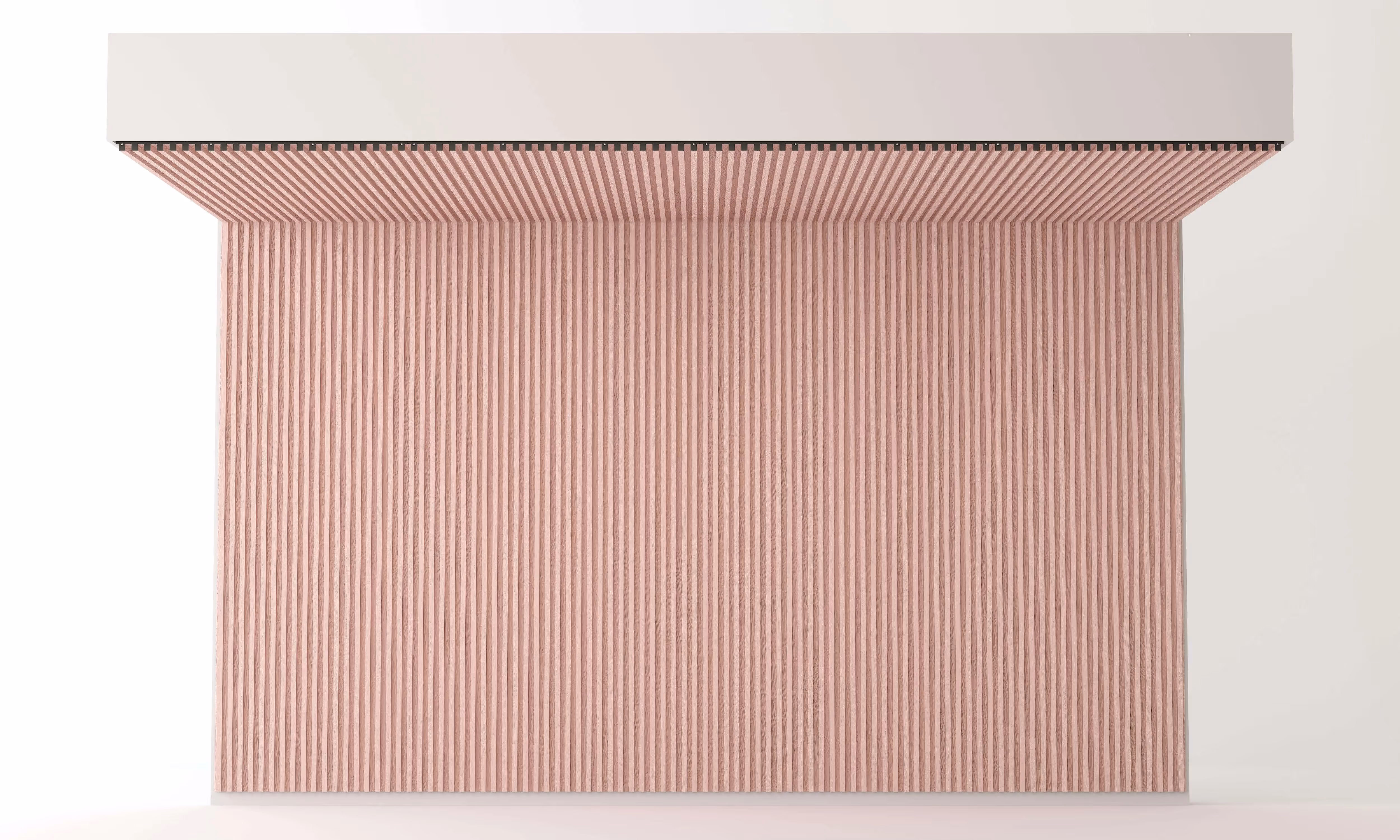 Close-up of a decorative track ceiling panel