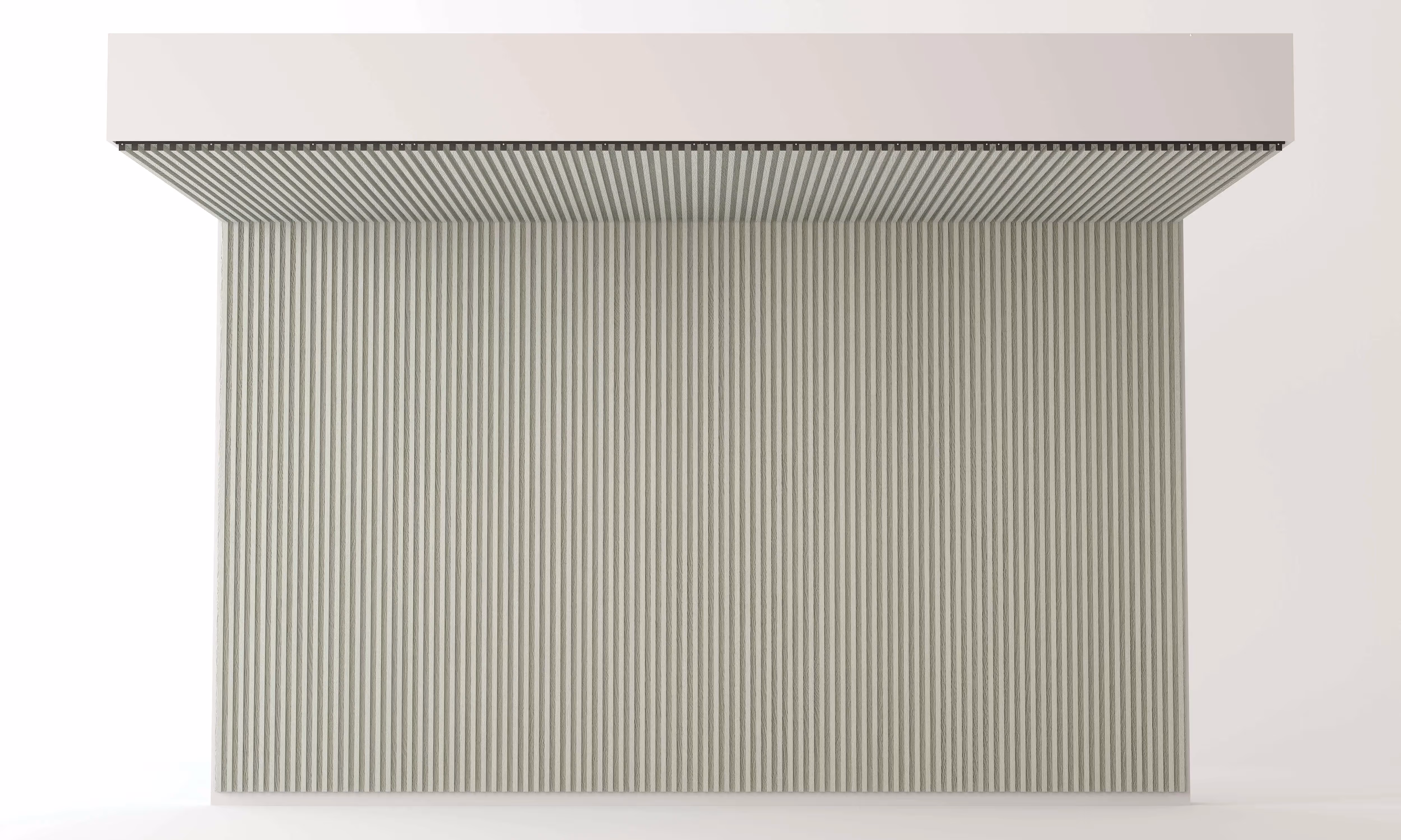 Customizable Track Wall Panel for Interior Spaces