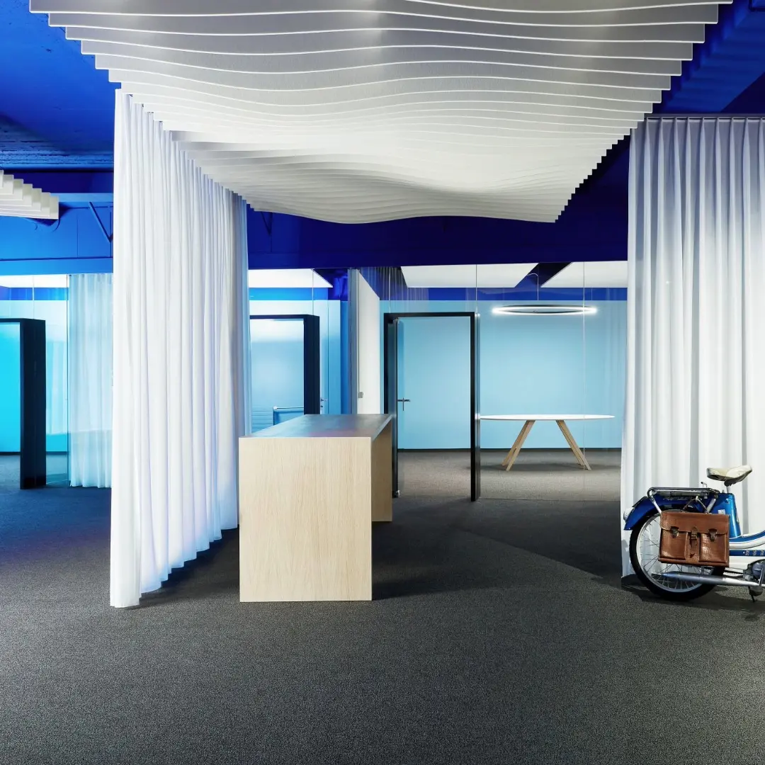 Acoustic ceiling panel for soundproofing