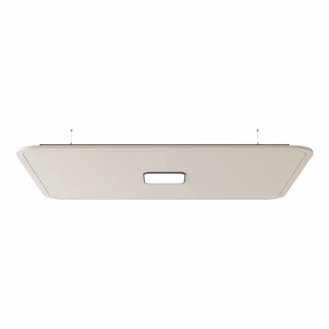 Lightweight tetra ceiling panel material