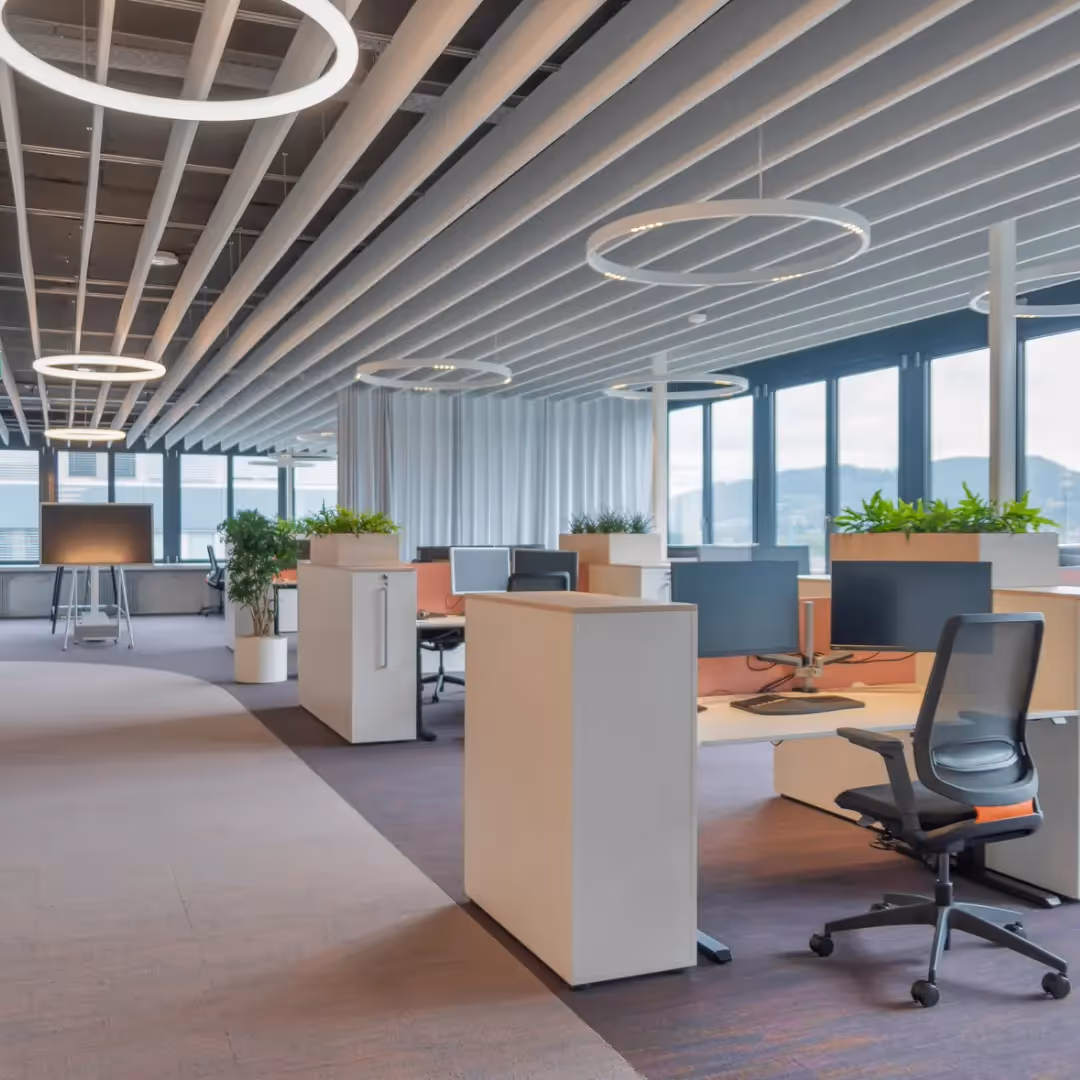 Straight acoustic ceiling panel with sleek finish.