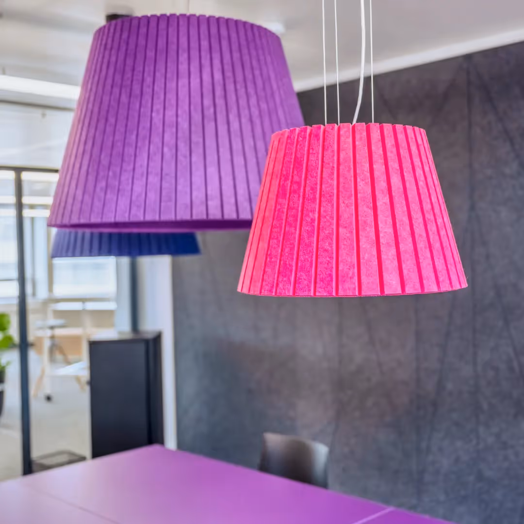 Elegant Spark acoustic lighting fixture