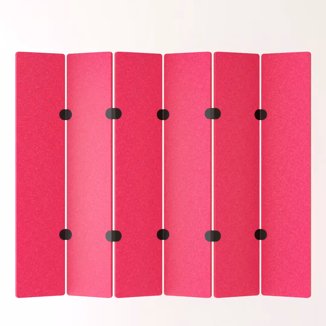 Stylish acoustic divider
