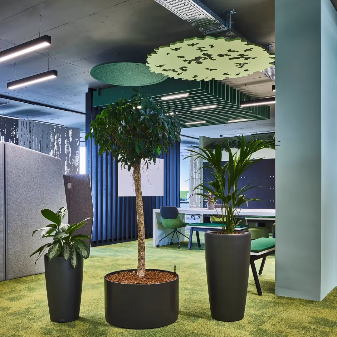 Nature-inspired ceiling elements
