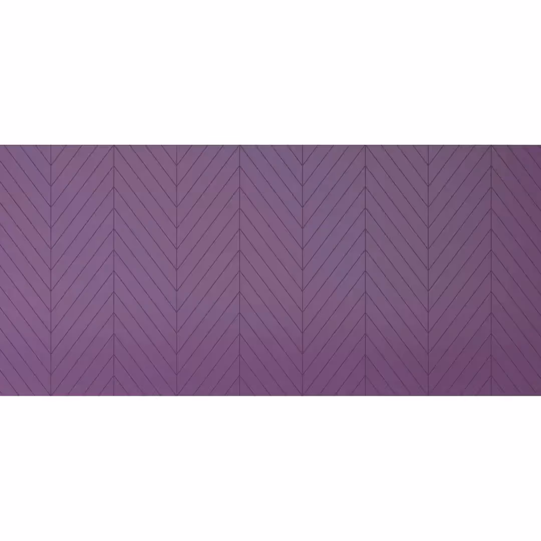 Fishbone acoustic wall design
