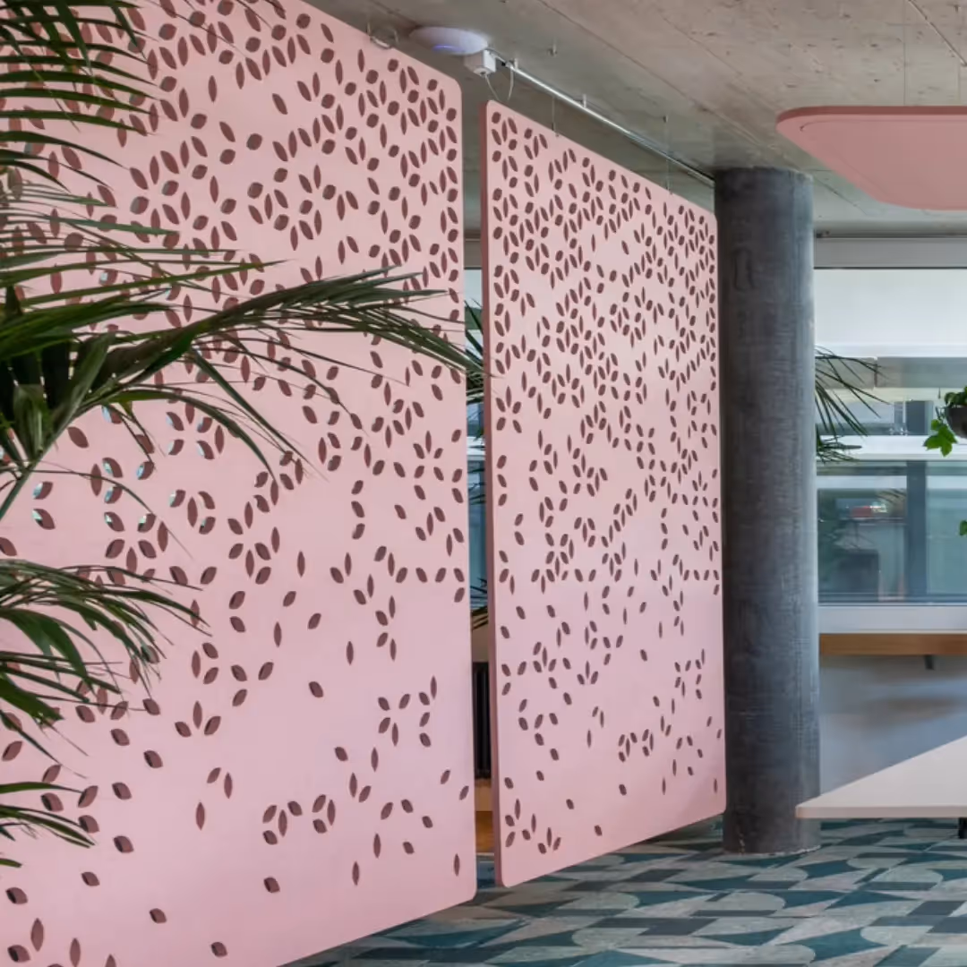 Acoustic room divider