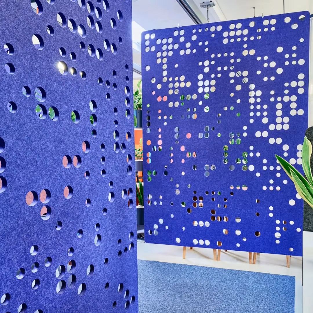 Braille acoustic divider