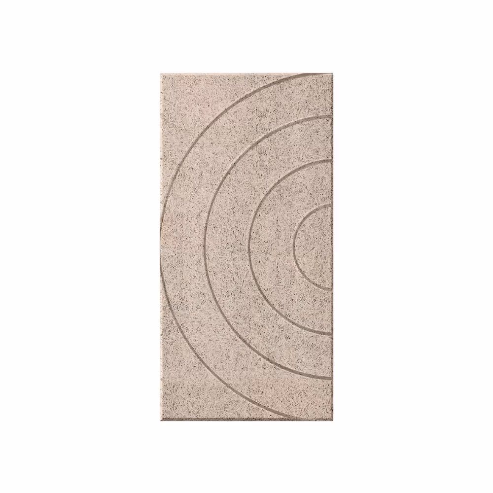 Arch wood wool panels