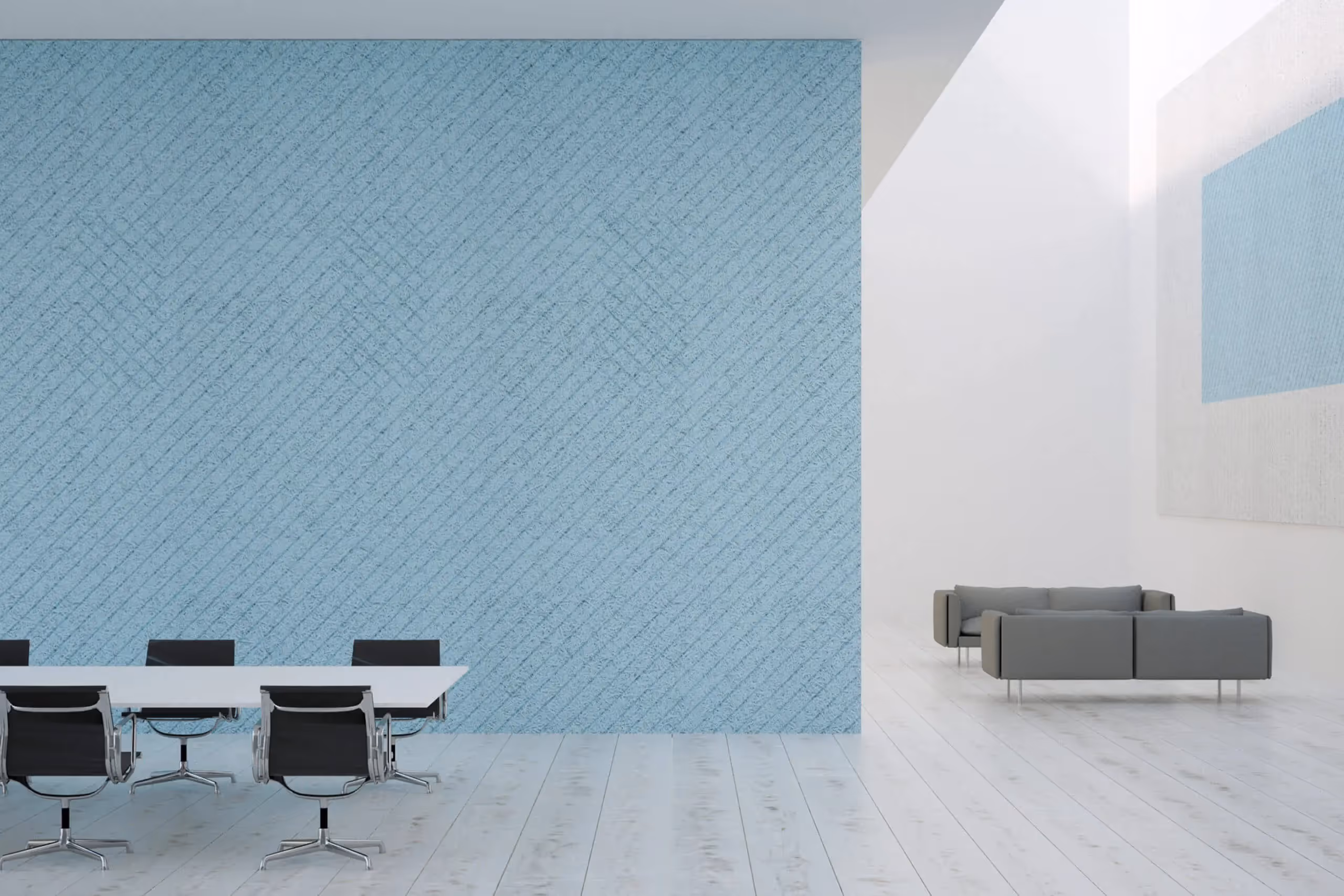 Textured wool panel