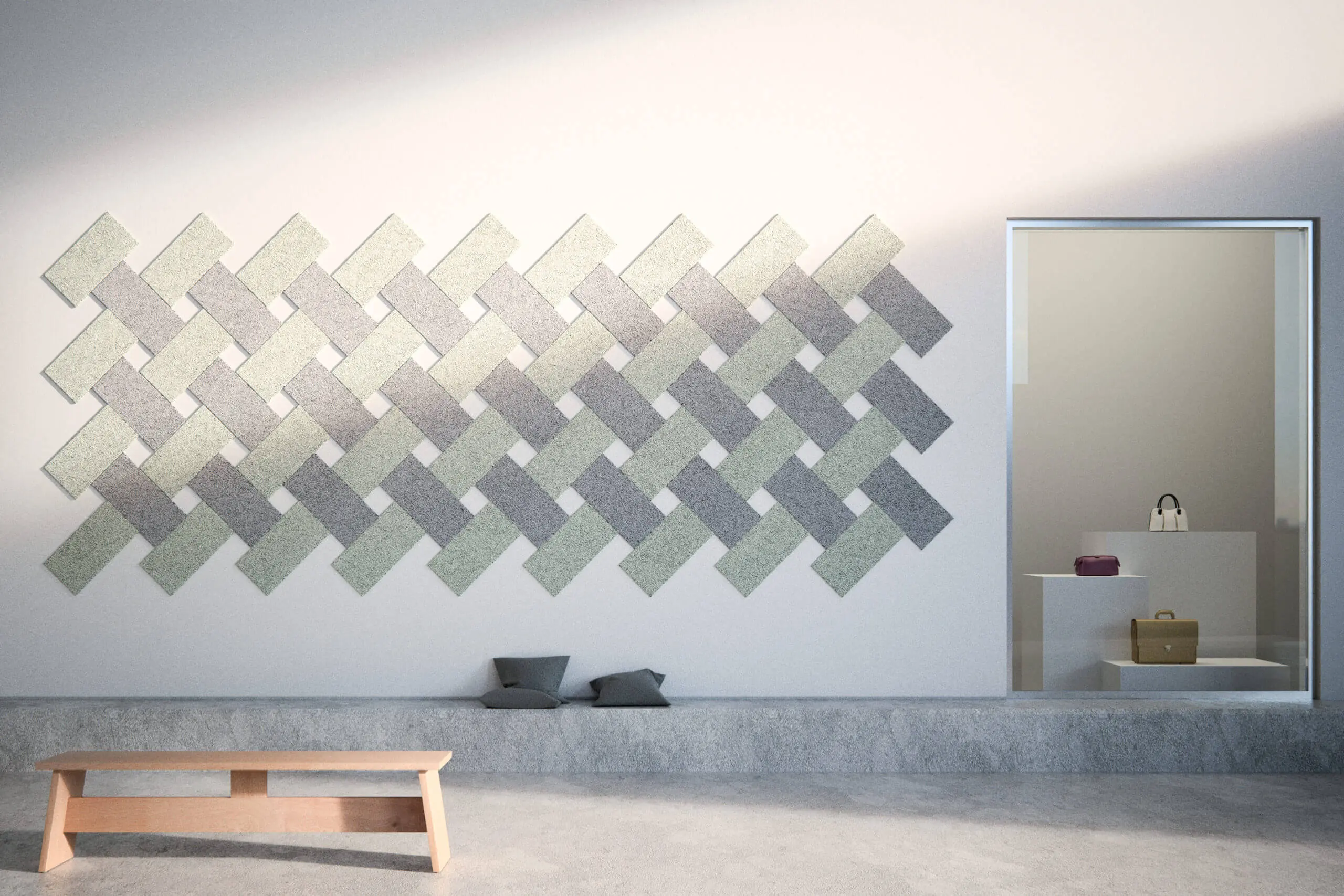 Sound-absorbing wall panel