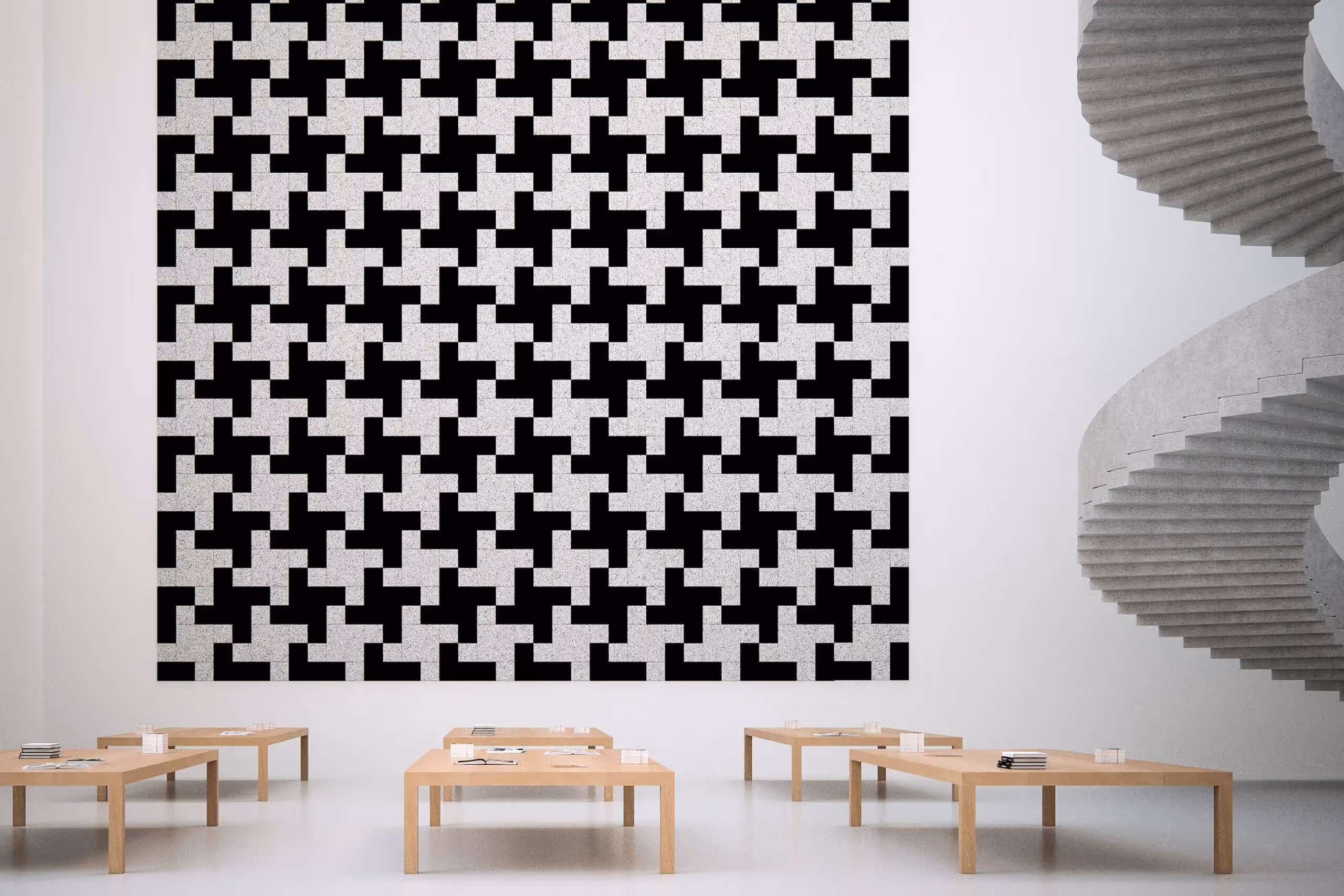 Acoustic wood wool panels