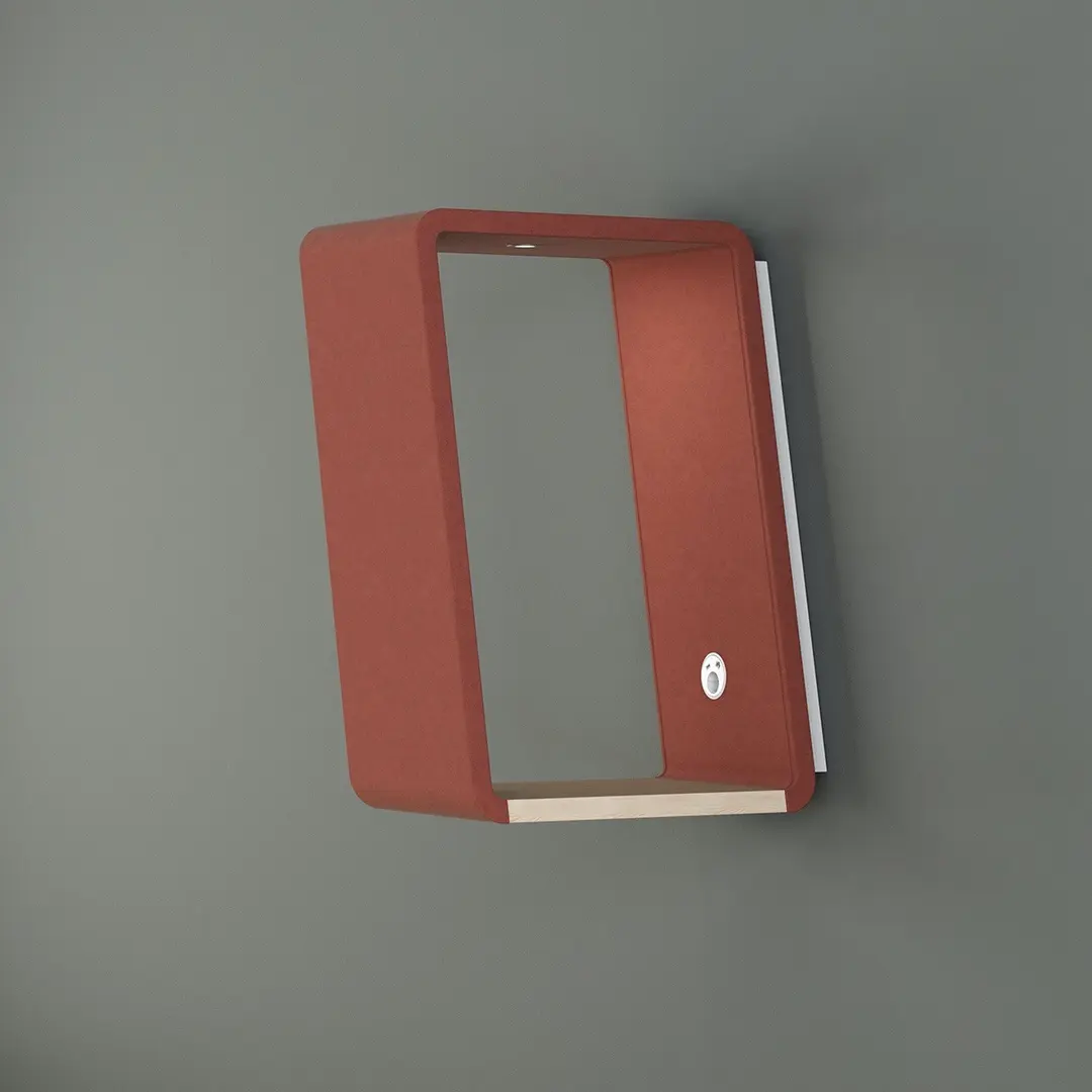 Compact private meeting booth
