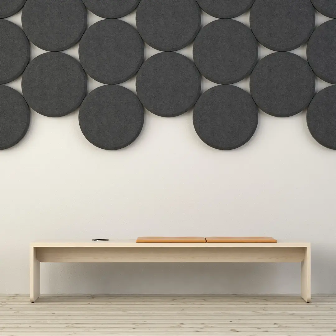 Grey acoustic panel