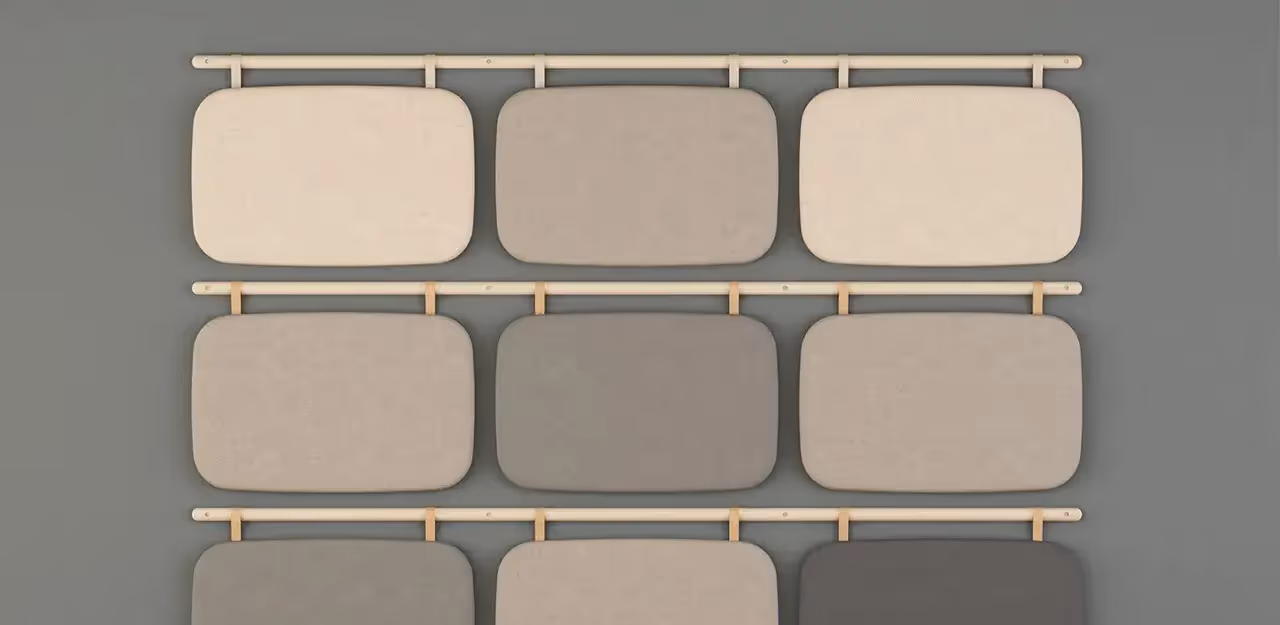 Modern acoustic wall panel