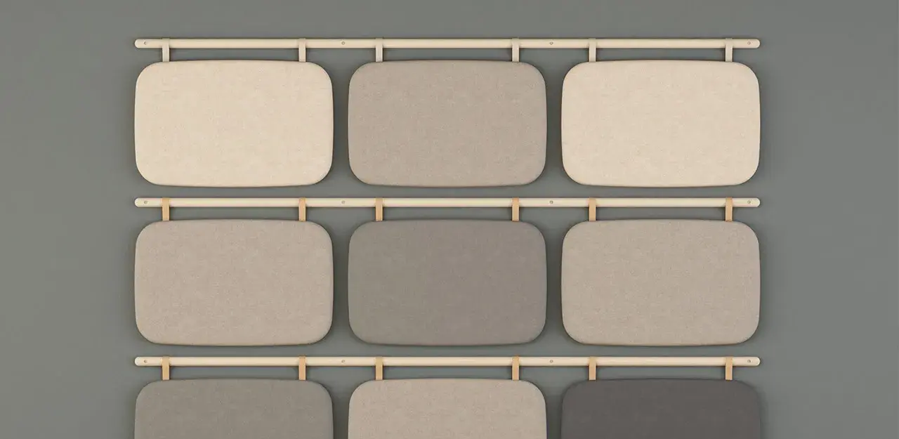 Modern acoustic wall panel