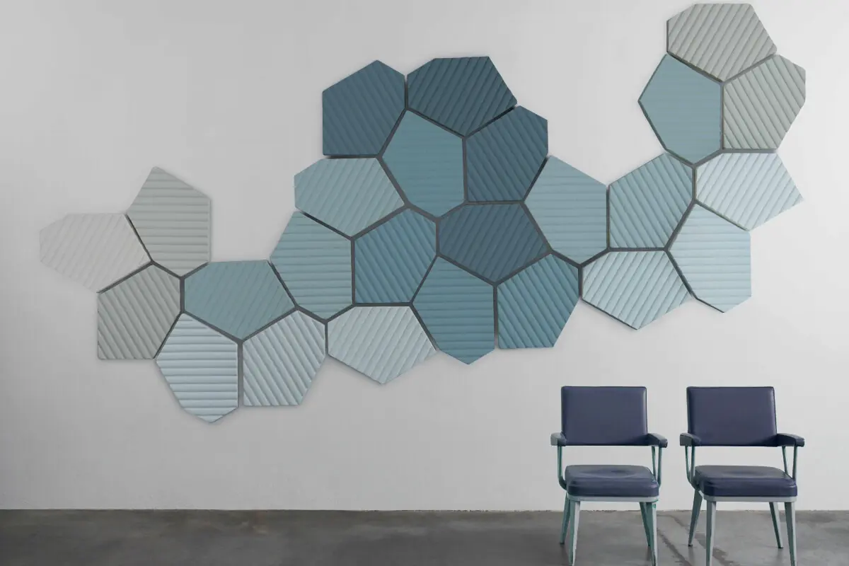 Textured acoustic panel