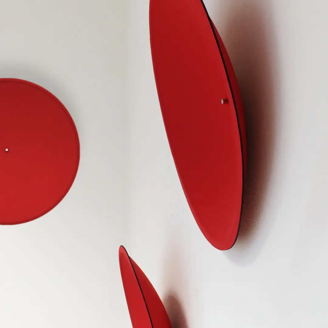 Round acoustic wall panel