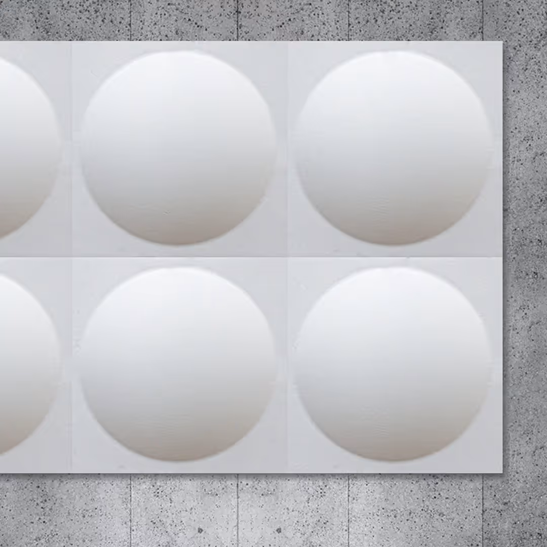 Acoustic disc wall decor