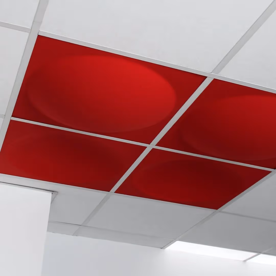 Minimalist circular ceiling panel