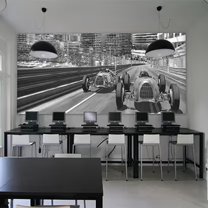 Akoesta acoustic panel modern interior design custom print