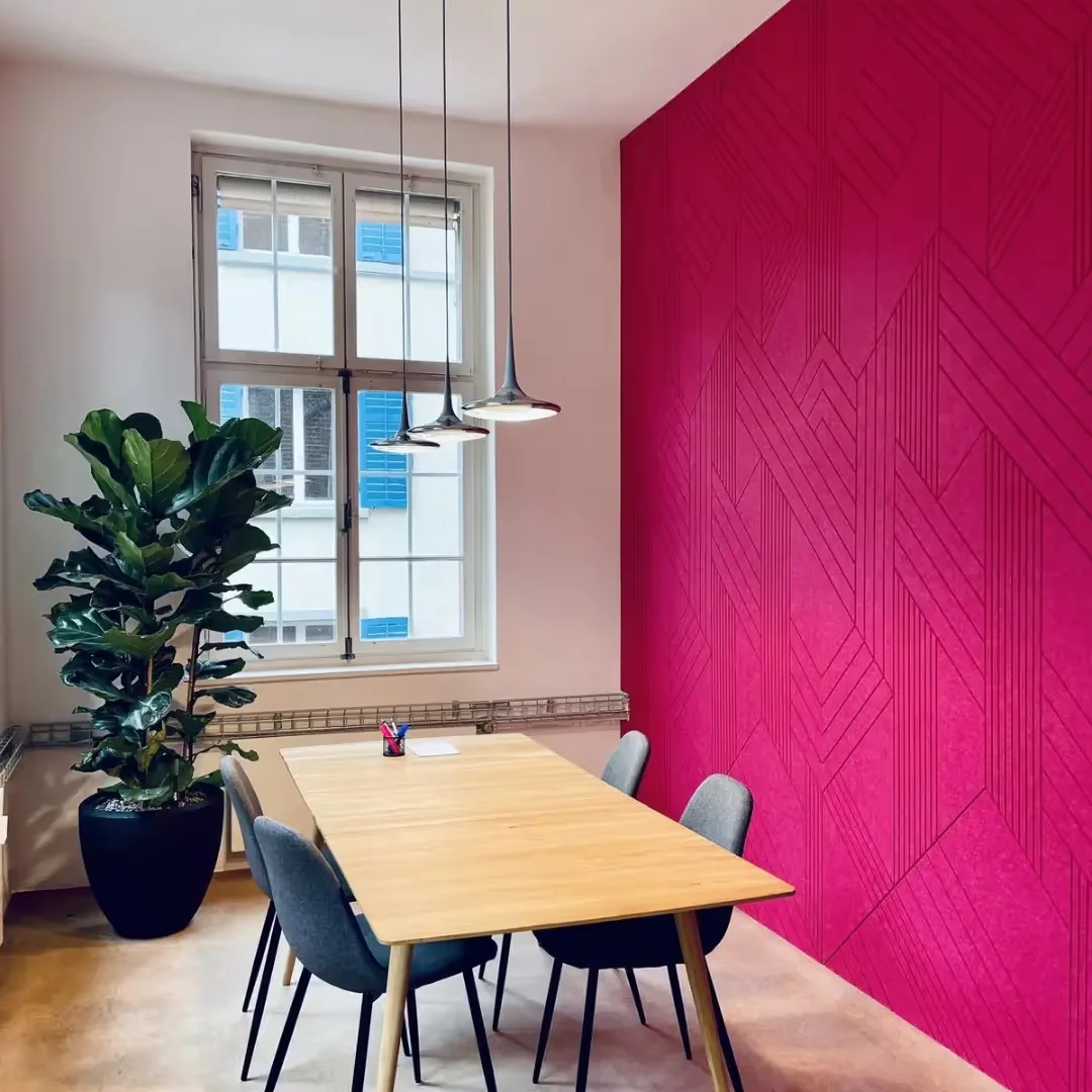 Gatsby acoustic panel bold geometric pattern detail close-up