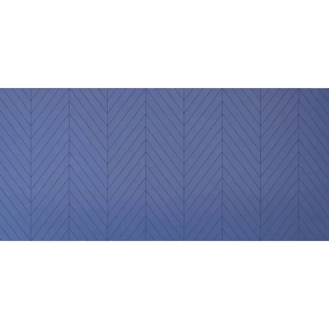 Fishbone acoustic panel herringbone pattern surface detail close-up