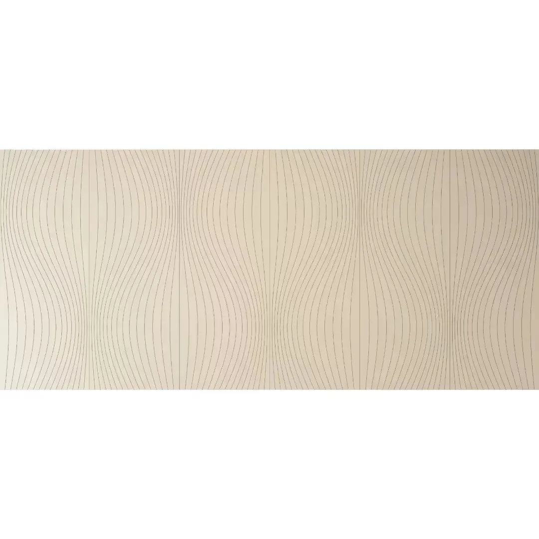 Loop akoestisch wandpaneel met organisch parametrisch lijnpatroon van Impact Acoustic