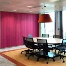 Detail van Vertigo Irregular akoestisch paneel oppervlak met duurzaam ARCHISONIC Felt materiaal