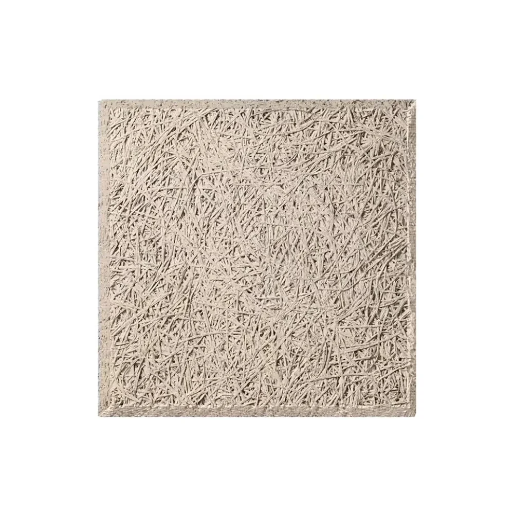 BAUX Square Wood Wool acoustic tile FSC-certified natural wood wool texture surface
