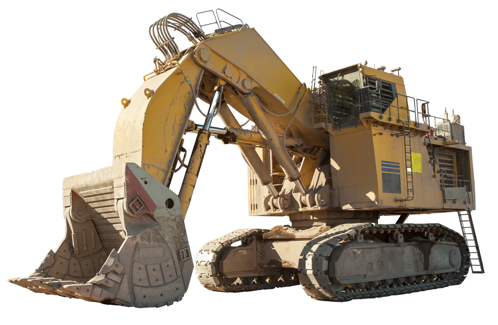 Large mining excavator