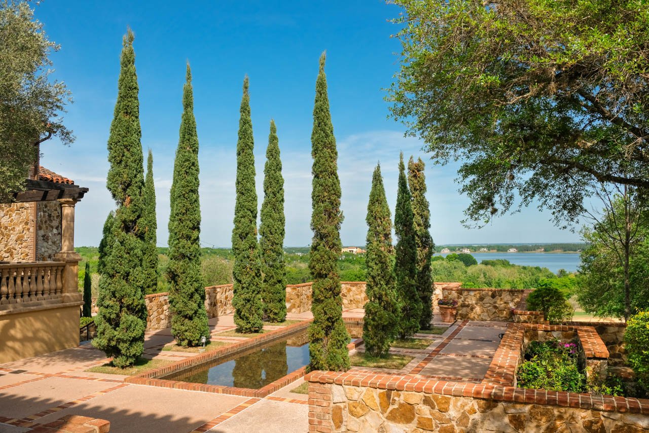 Here is one part of the exterior of the Bella Collina club.