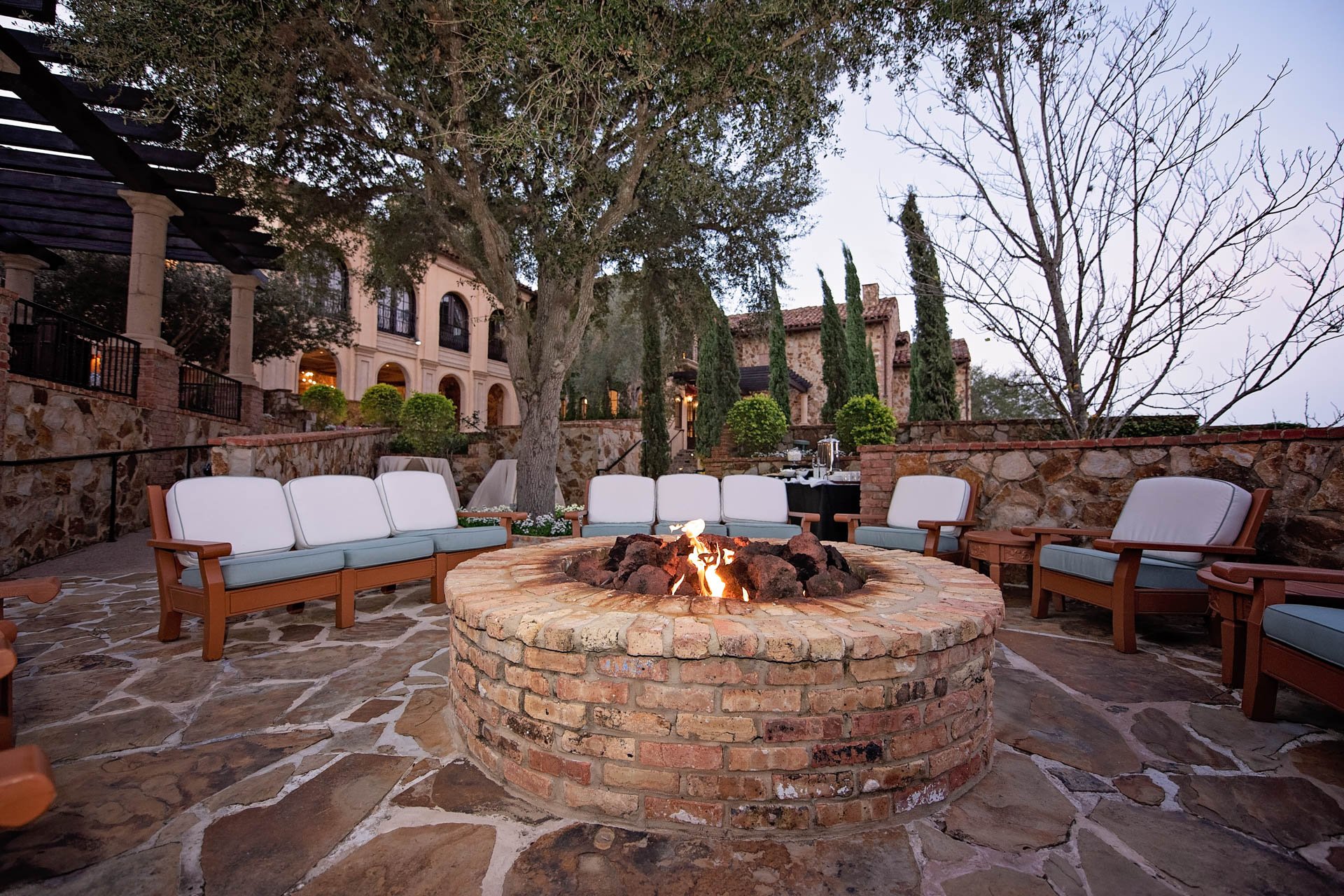 Here is the Fire Pit area at Bella Collina.