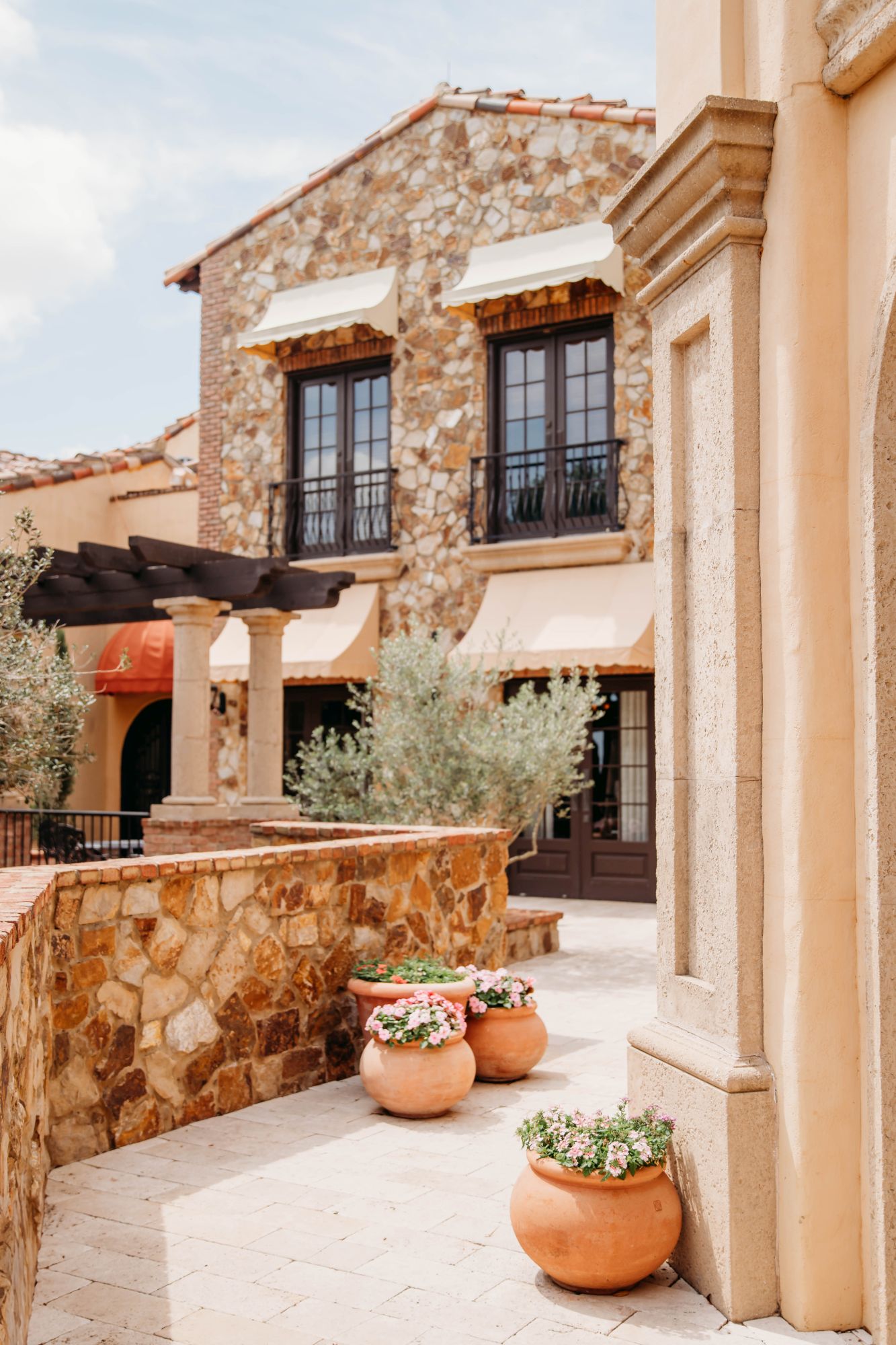 Here is a photo of Bella Collina from a side angle.