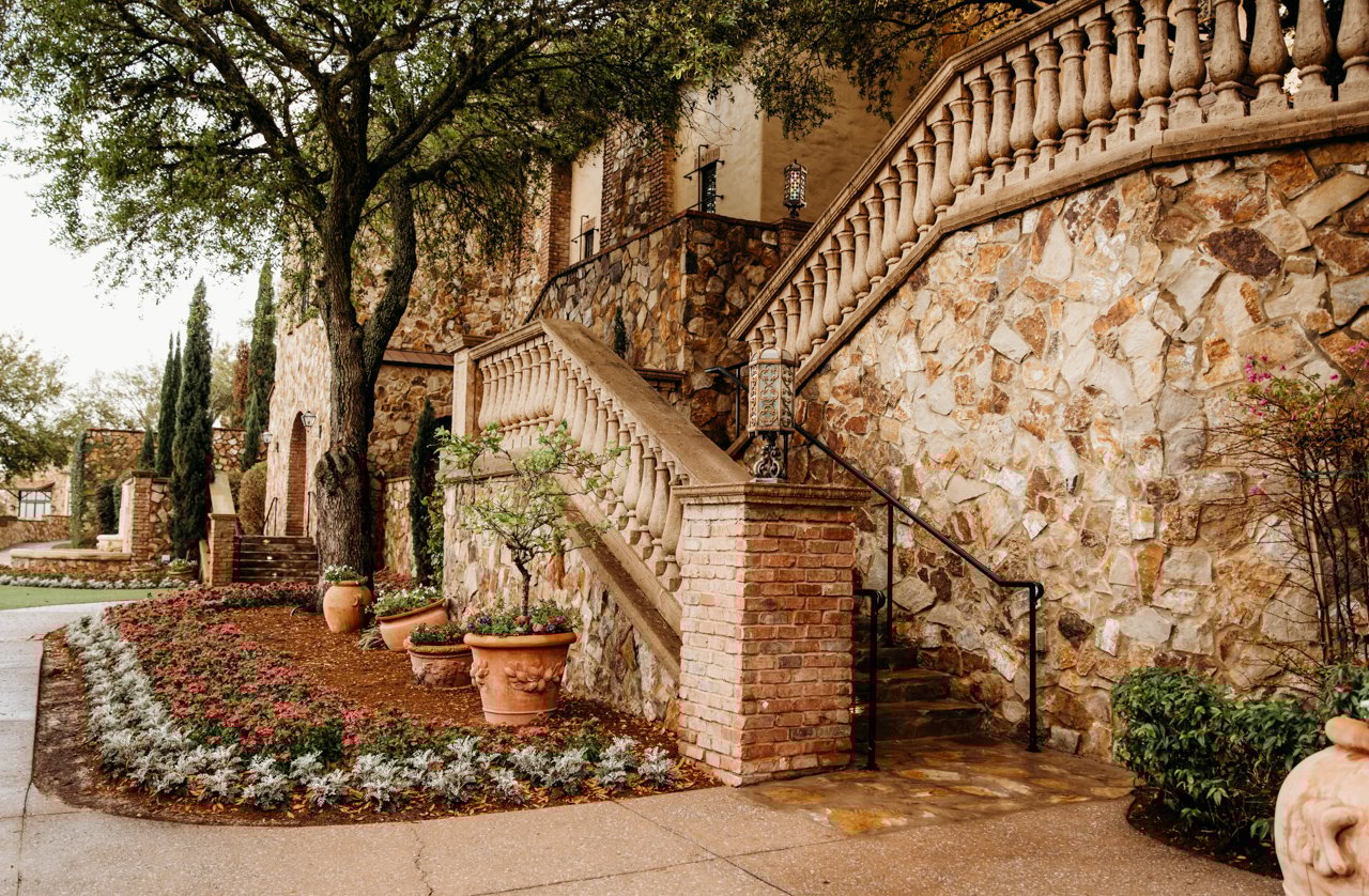 Here is one of the staircases leading into the Bella Collina club.