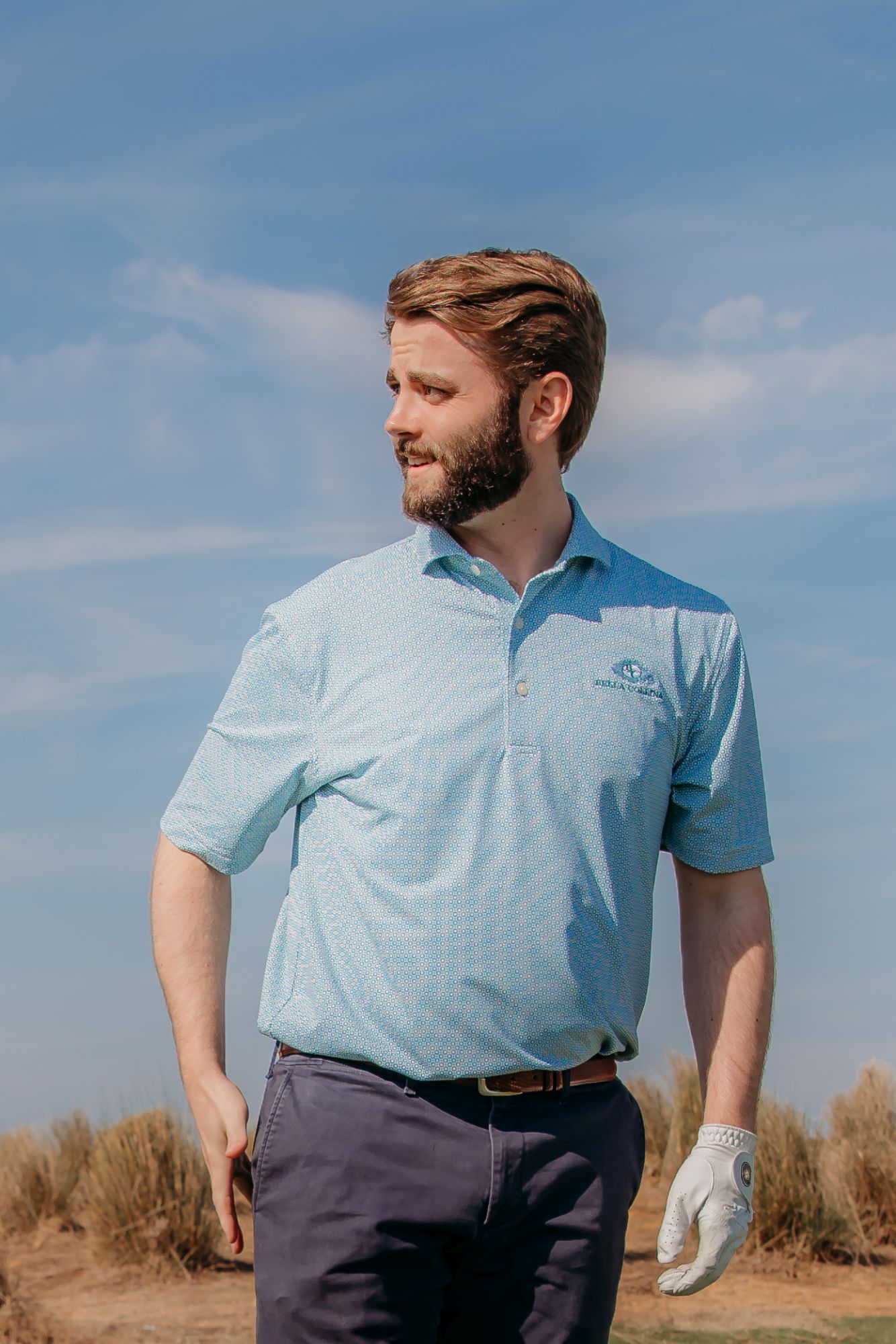 Spencer Schar while on the golf course.