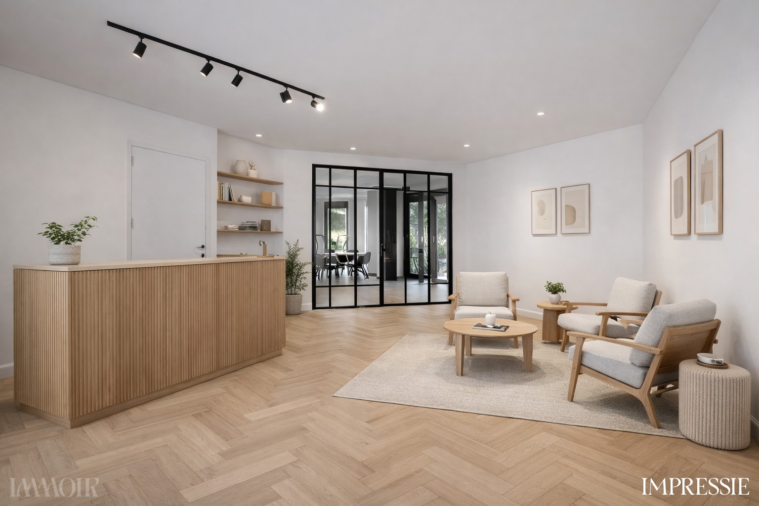 Japandi-stijl kantoorinrichting met rustieke accenten.png