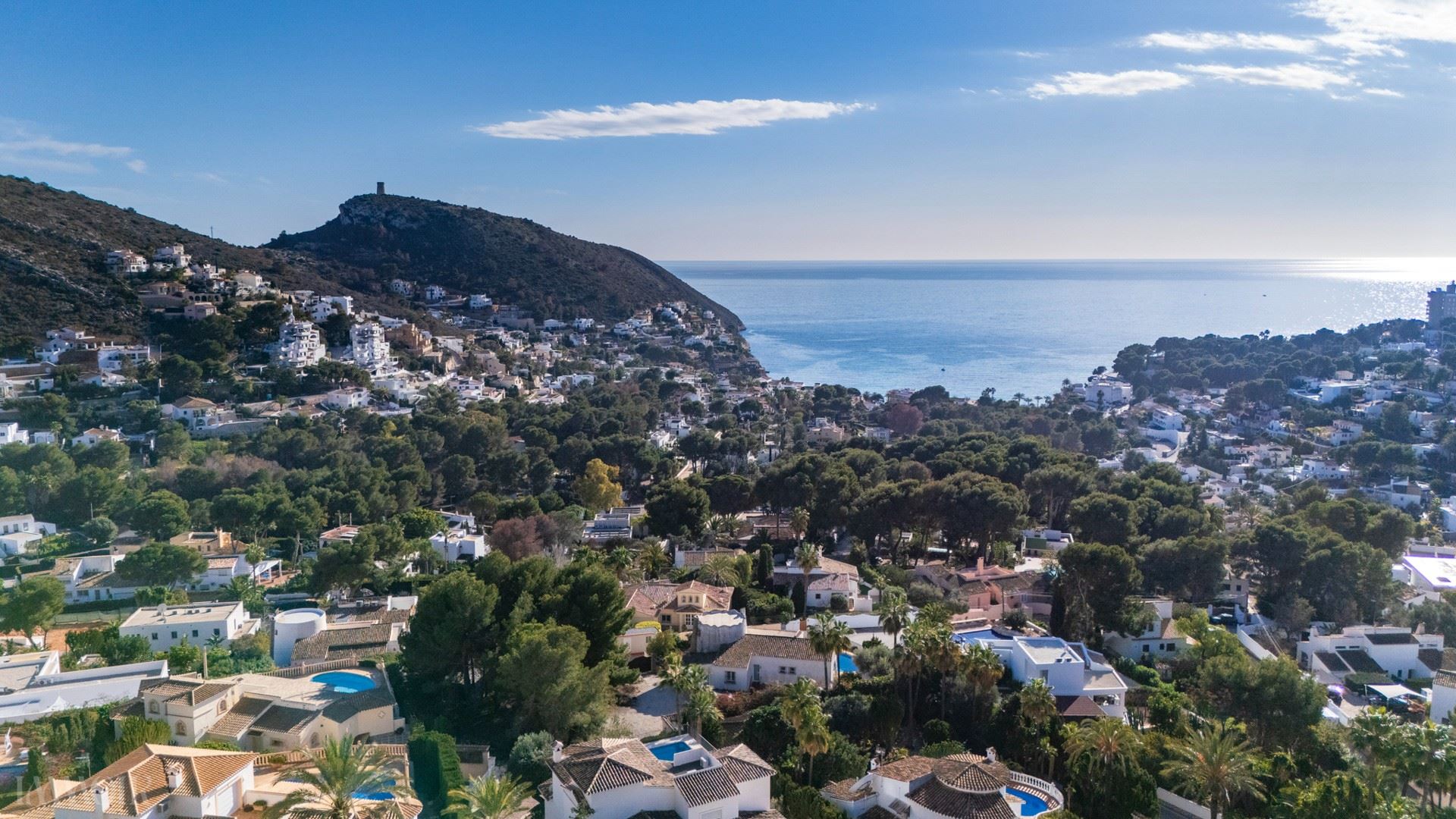 Villa met panoramisch zeezicht in El Portet