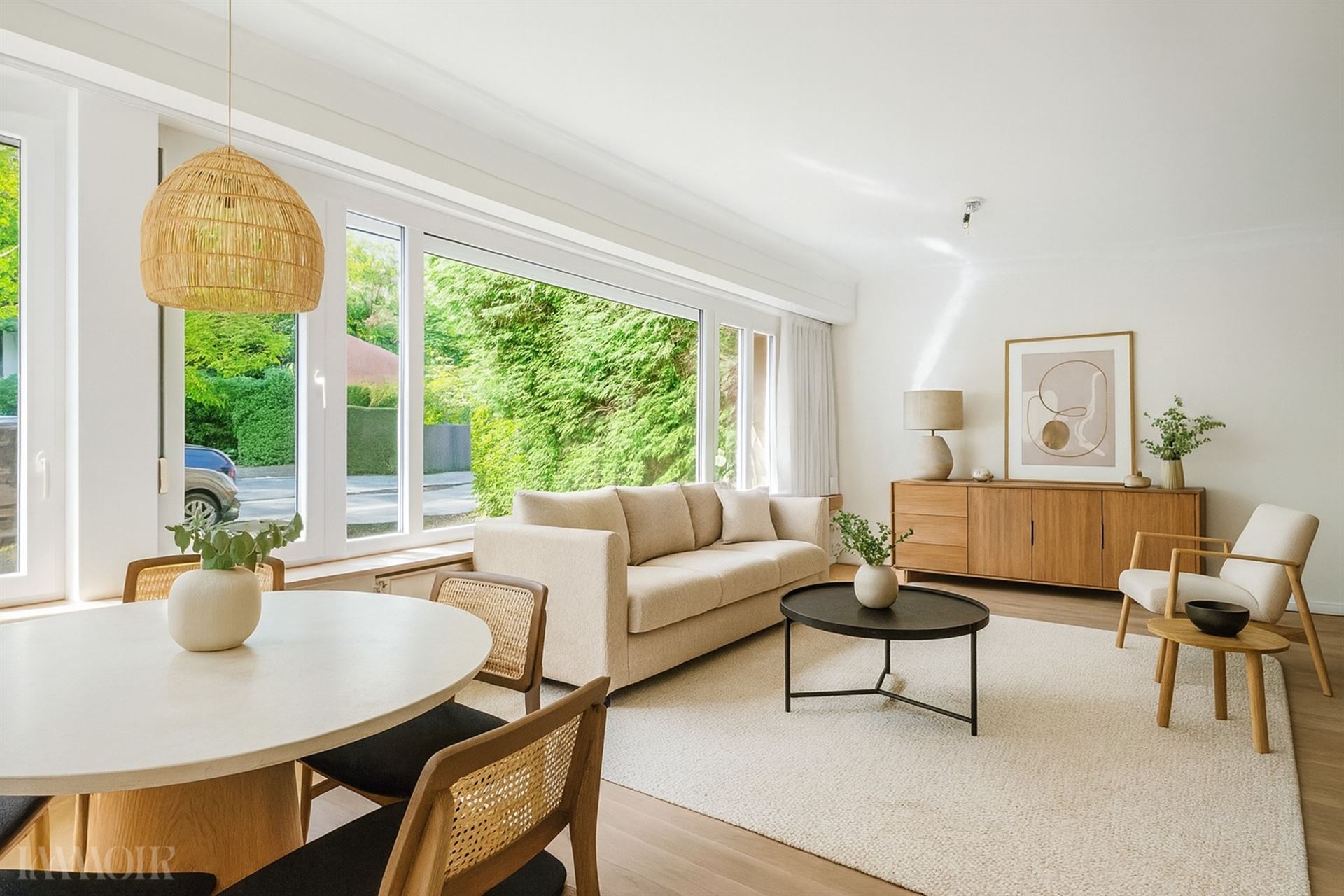 Gelijkvloers appartement met zeer ruim terras in de Pulhofwijk in Antwerpen.