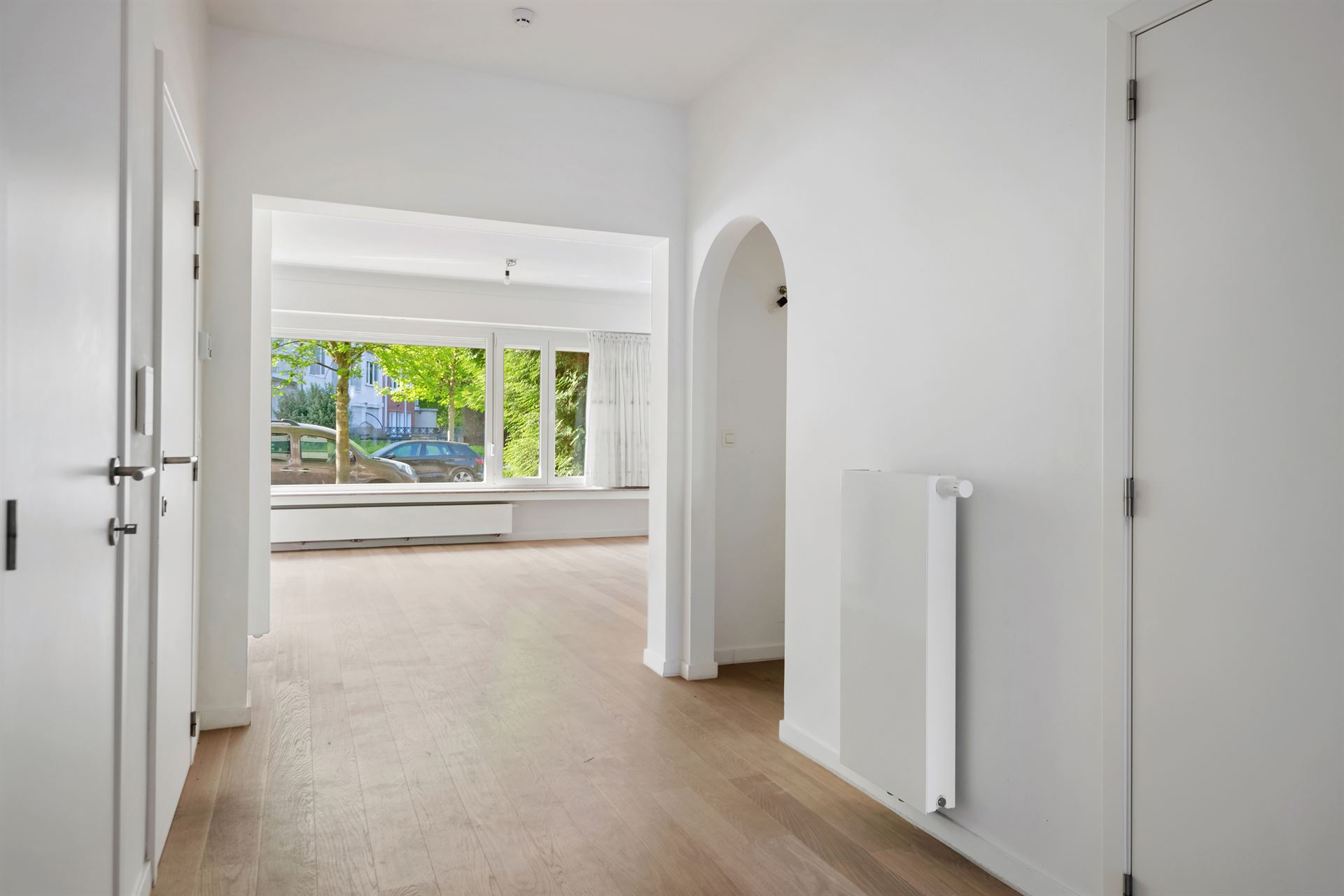 Gelijkvloers appartement met zeer ruim terras in de Pulhofwijk in Antwerpen.
