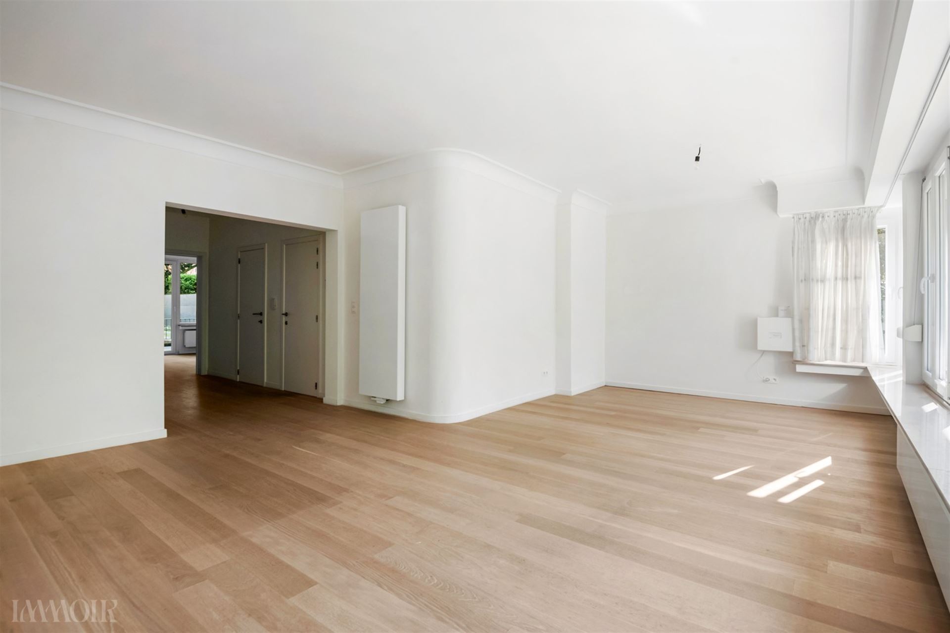 Gelijkvloers appartement met zeer ruim terras in de Pulhofwijk in Antwerpen.