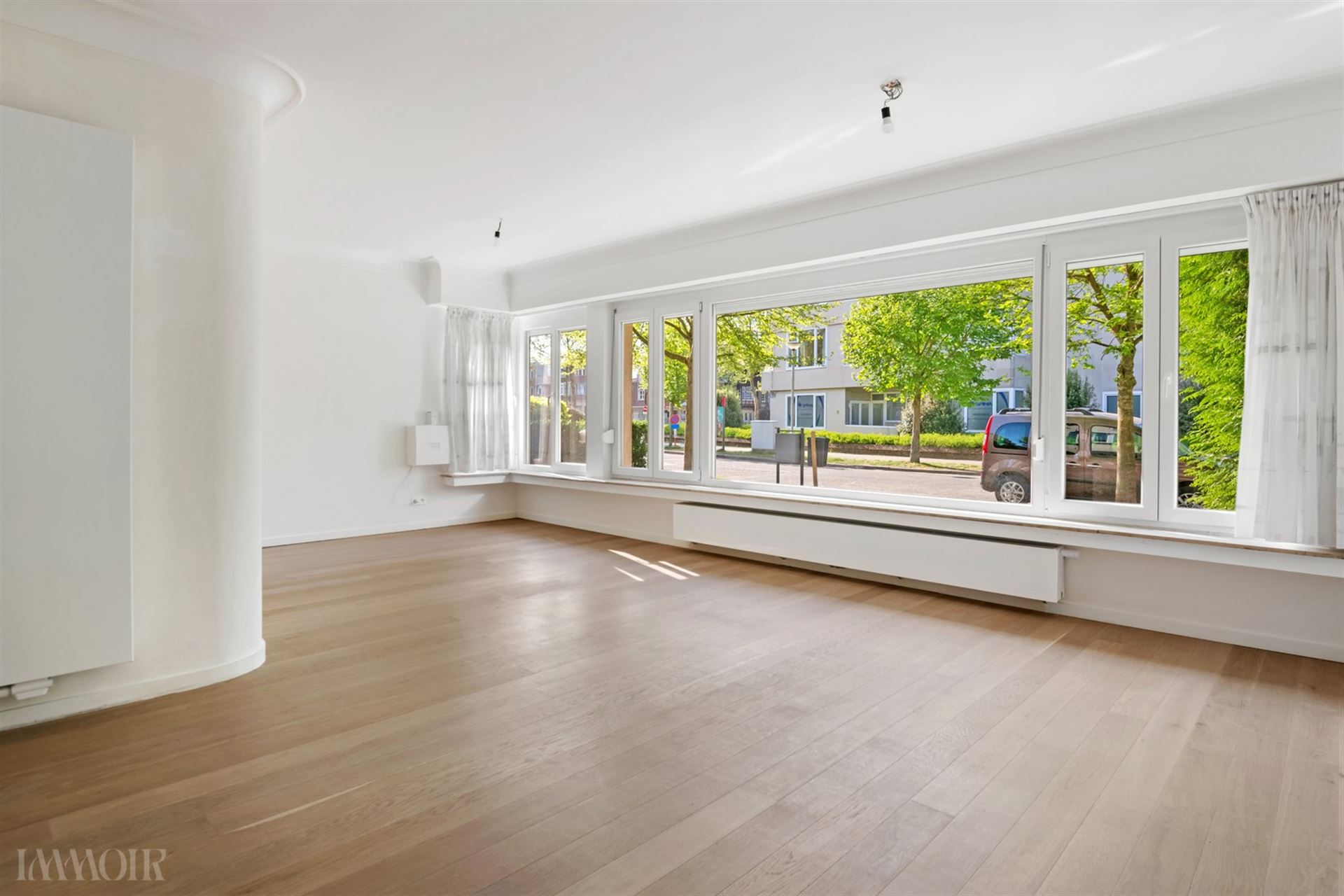 Gelijkvloers appartement met zeer ruim terras in de Pulhofwijk in Antwerpen.