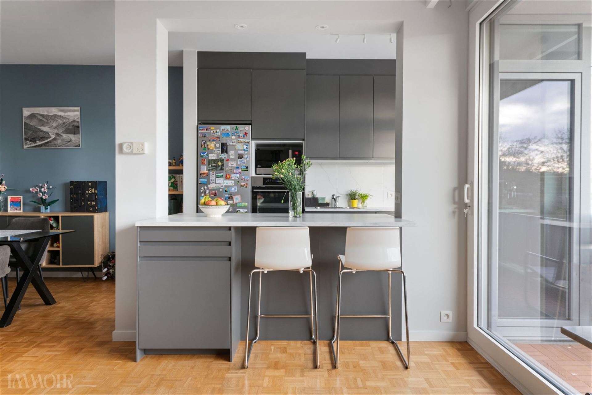 Instapklaar goed onderhouden 2 slaapkamerappartement nabij Fruithoflaan.
