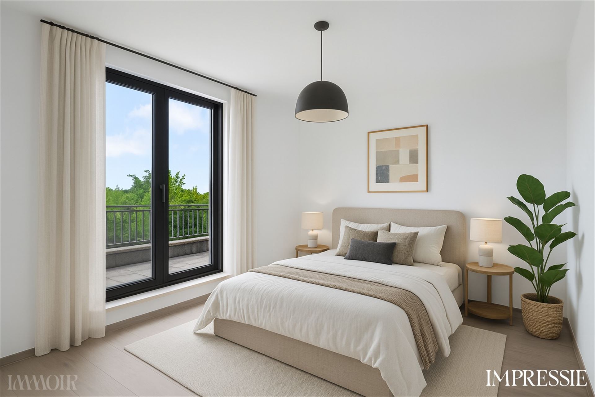 Penthouse met panoramische terrassen in het hartje van Brasschaat
