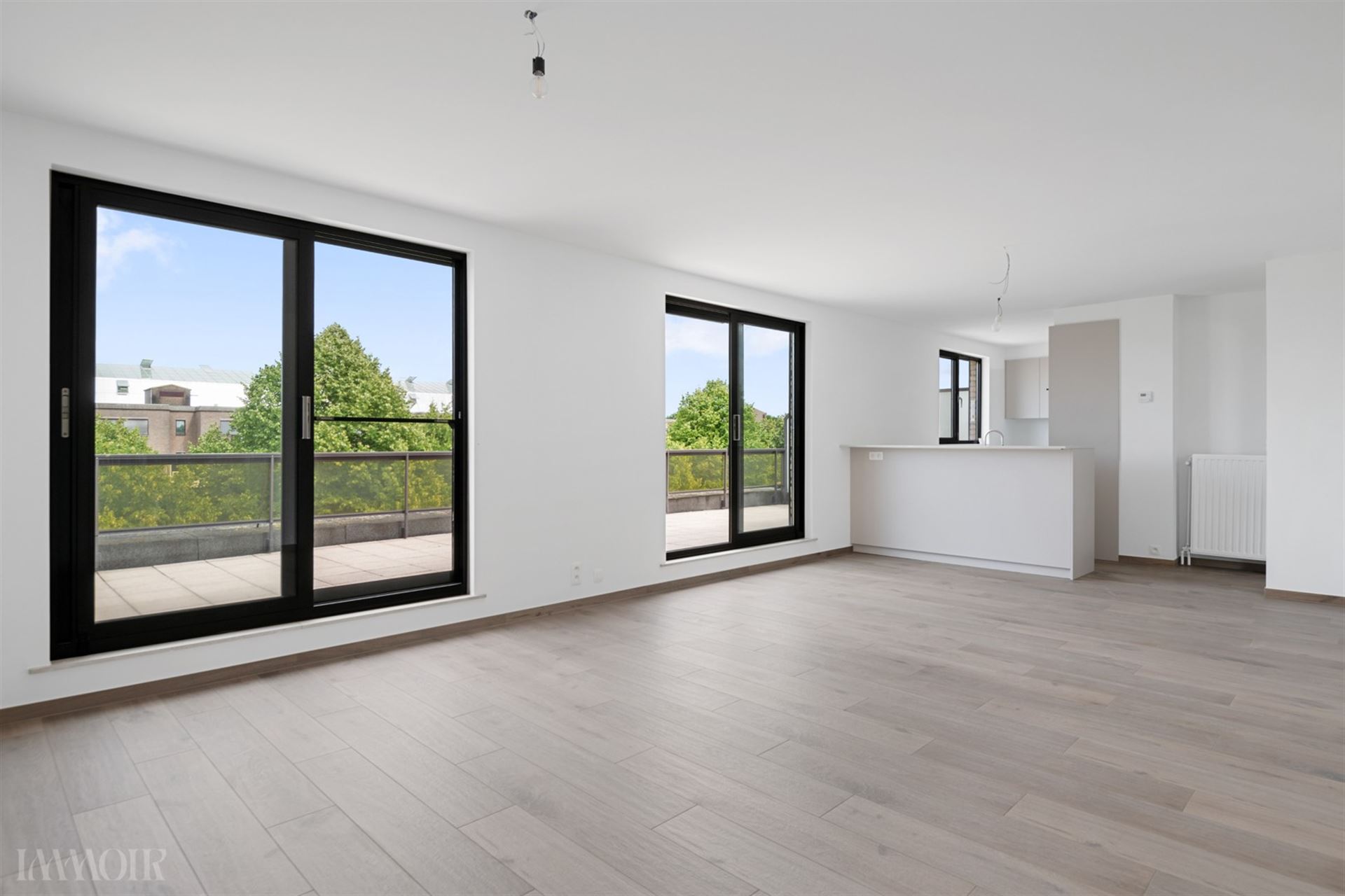 Penthouse met panoramische terrassen in het hartje van Brasschaat