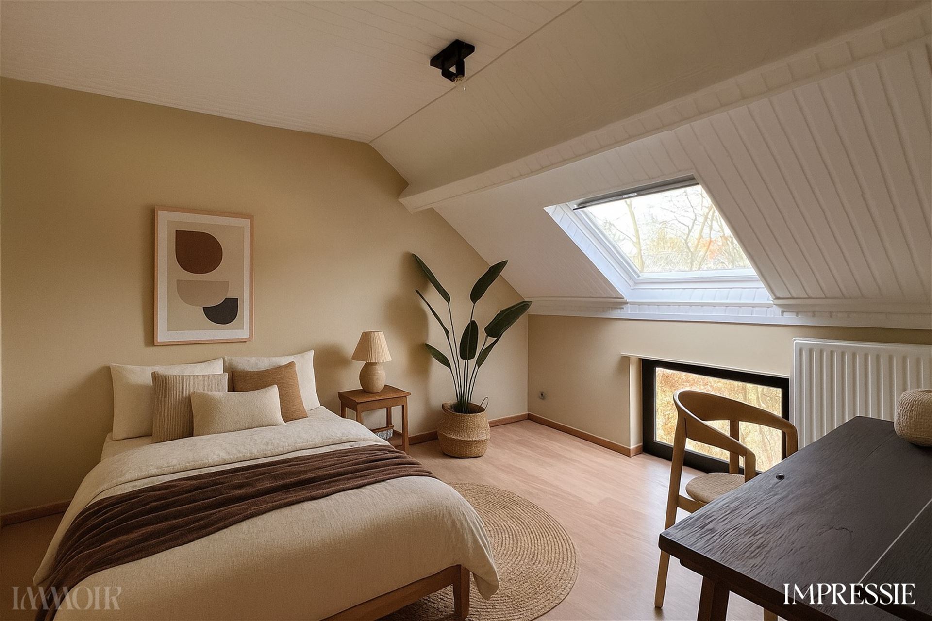 Ruim duplex appartement met terras in Brasschaat.