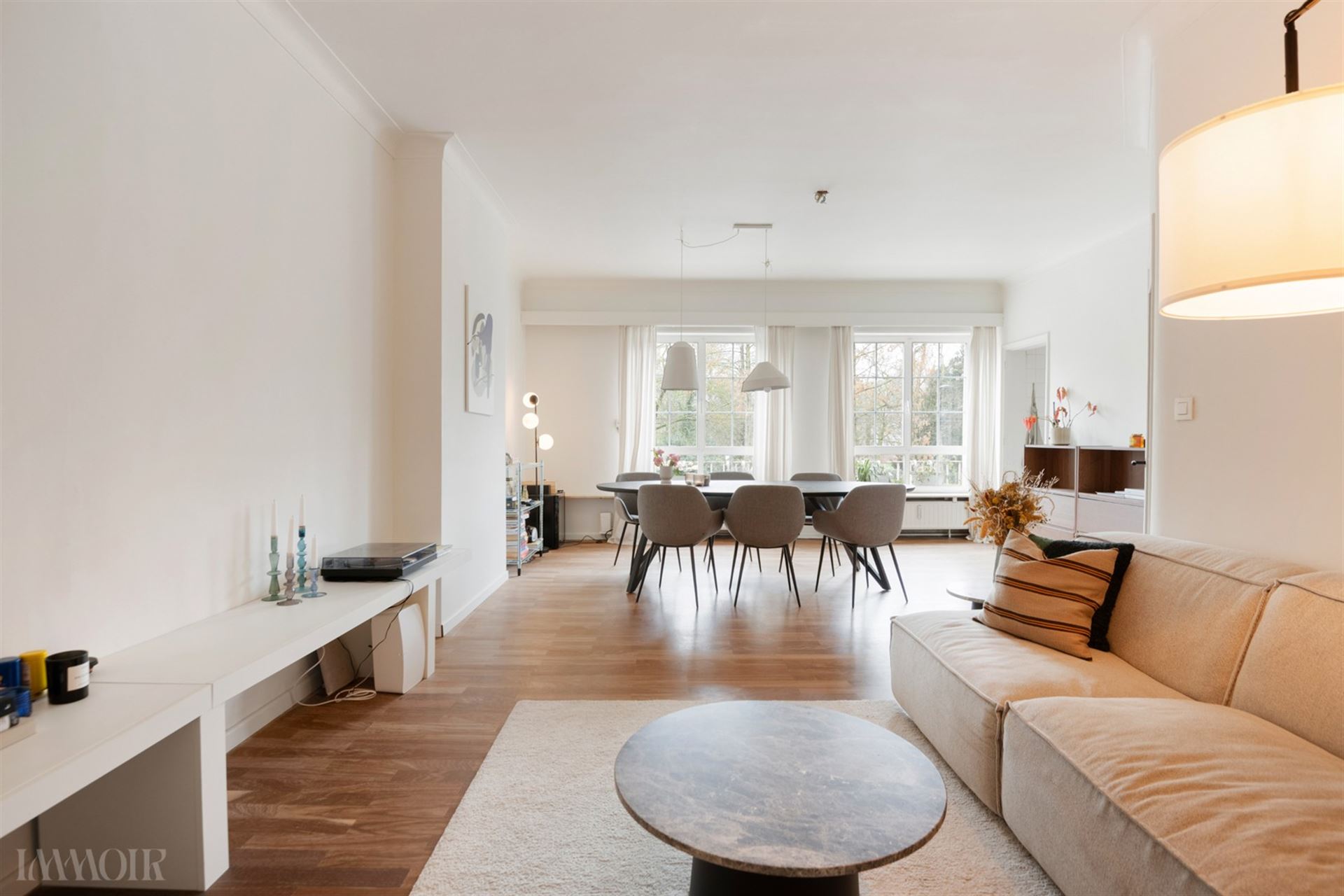 Wonen met parkzicht in de geliefde Harmoniewijk in Antwerpen.